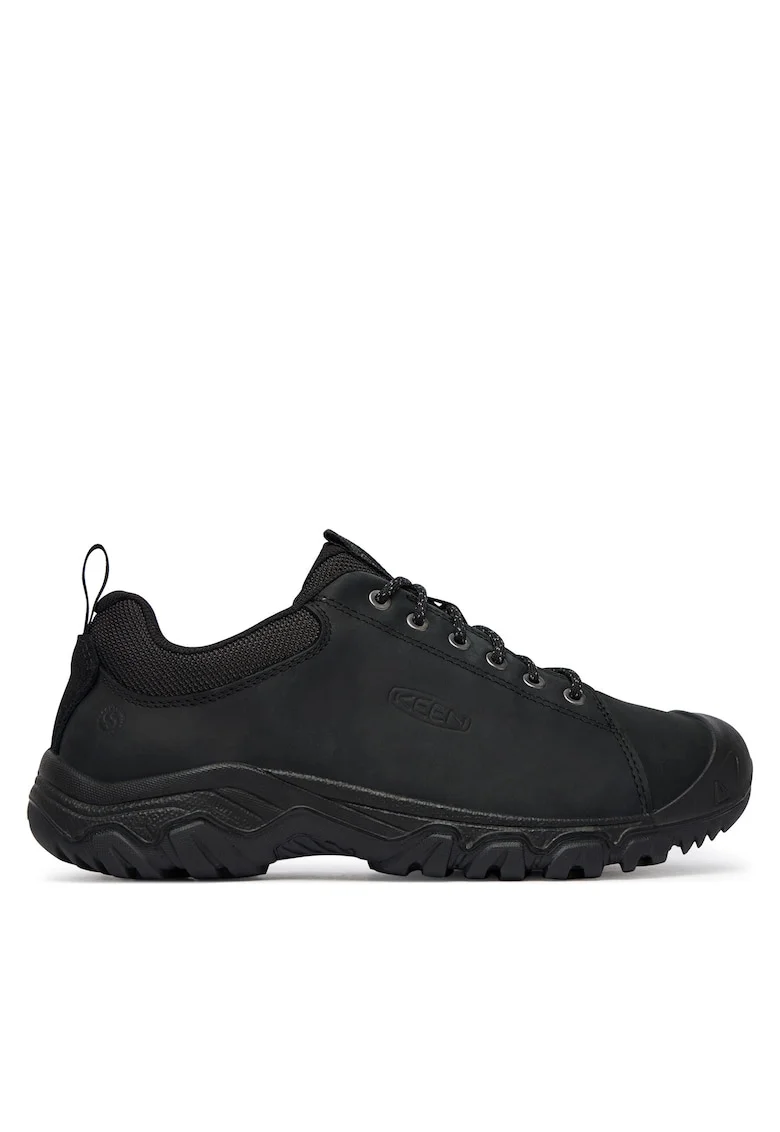 Bocanci barbati,  piele naturala, negru, Negru