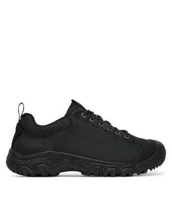 Bocanci barbati,  piele naturala, negru, Negru