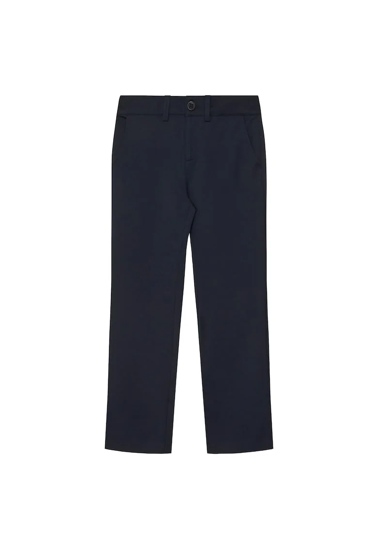 Pantaloni baieti,  bleumarin, viscoza/poliamida/elastan
