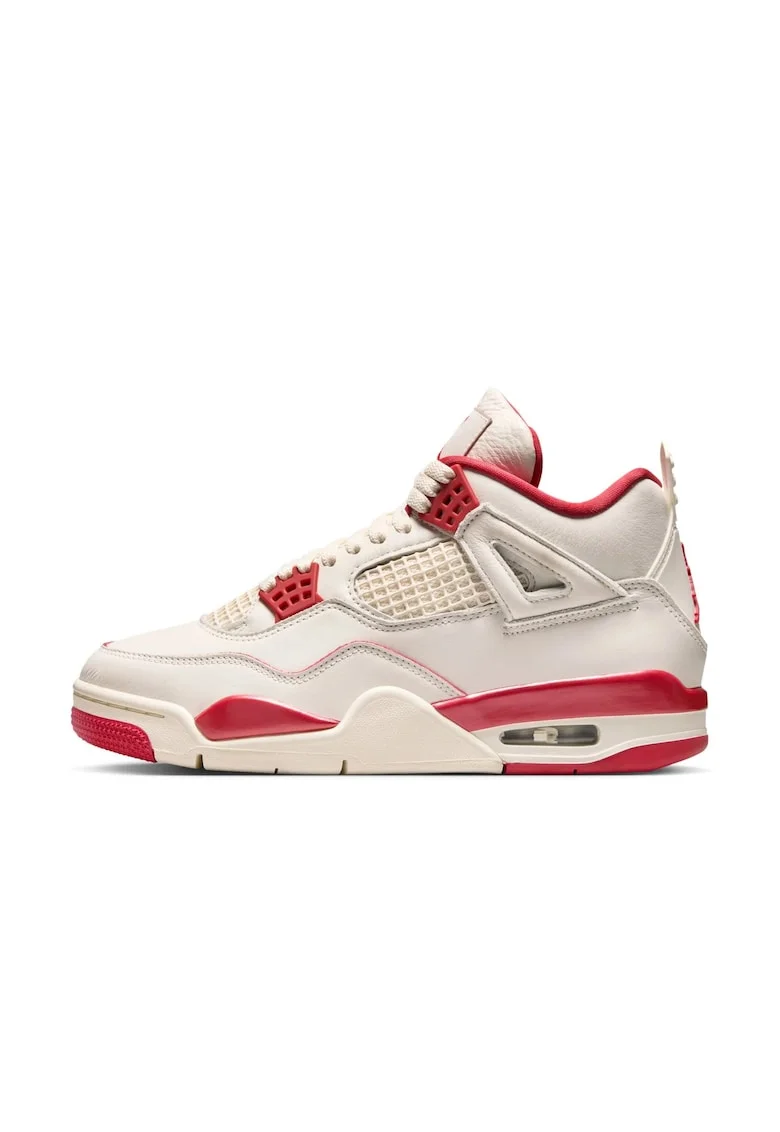 Pantofi sport  Wmns Air Jordan 4 Retro, alb, Alb