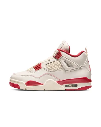 Pantofi sport  Wmns Air Jordan 4 Retro, alb, Alb