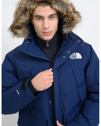 Geaca parka cu gluga, Albastru inchis