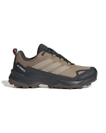 Pantofi Terrex Skychaser impermeabili pentru drumetii, Negru stins/Maro taupe deschis