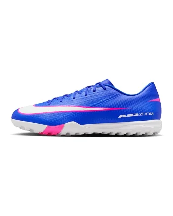 Pantofi Mercurial Vapor 16 Academy cu branturi cu amortizare pentru fotbal, Alb/Fucsia/Albastru royal