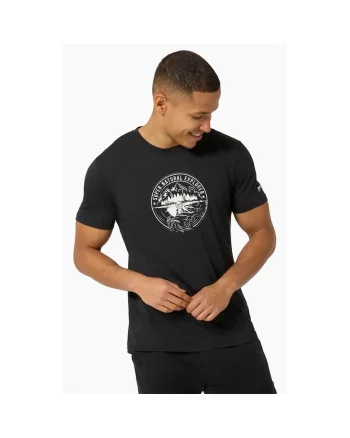 Tricou pentru barbati cu merino SN-SUPERNATURAL, M EXPLORING TEE, negru, Negru