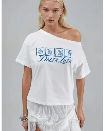 Tricou bumbac  pentru dama, Alb