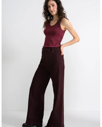 Top cu decolteu adanc, Violet tyrian