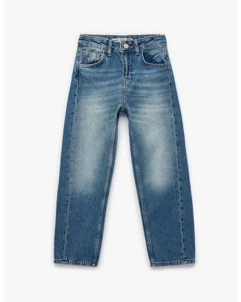 Blugi regular fit, Albastru
