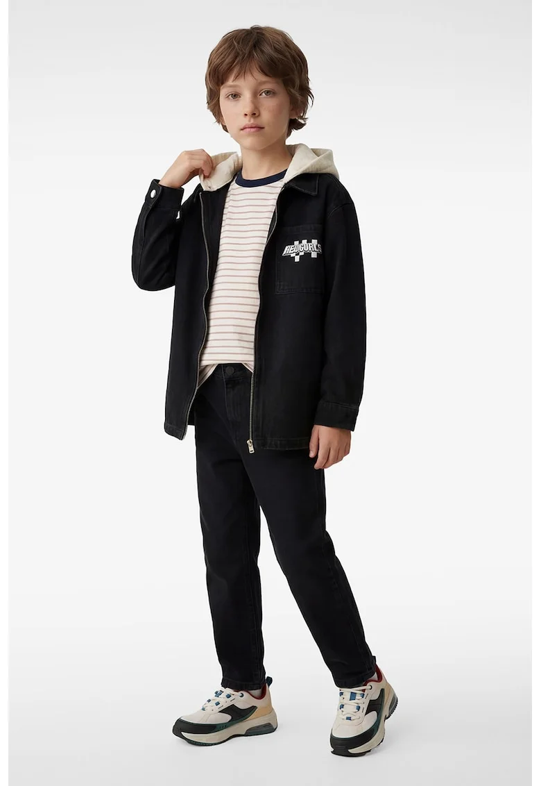 Blugi relaxed fit, Negru