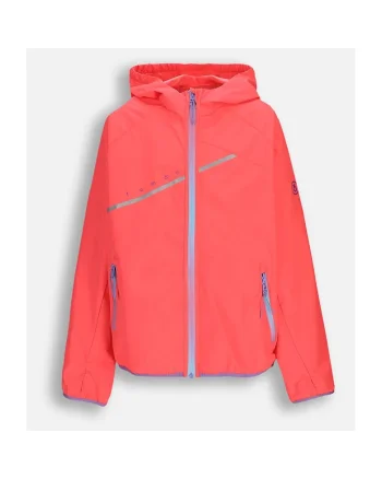 Jacheta sport pentru fete,  WL5152301OWG-007, impermeabila, poliester, cu gluga, roz
