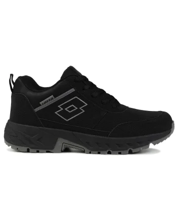 Pantofi sport  trekking, negru, sintetic, Negru