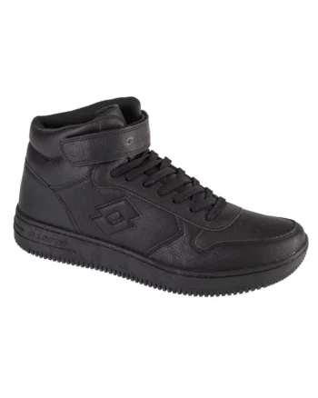 Ghete sport barbati  trekking, piele ecologica, negru,