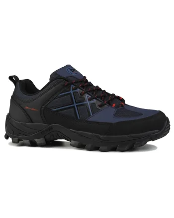 Pantofi sport barbati,  trekking, culoare albastru, material sintetic