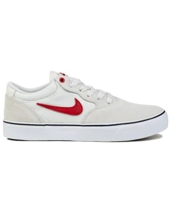 Pantofi sport barbati  SB Chron 2, alb rosu, pentru skateboarding