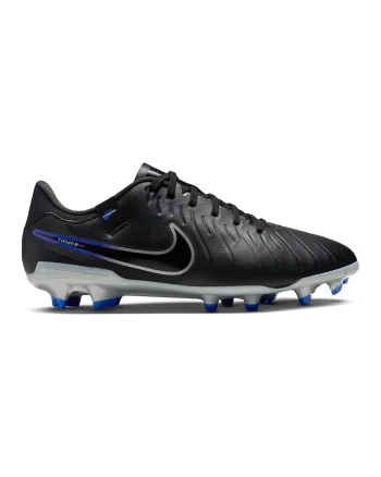 Pantofi Legend 10 Academy din piele ecologica pentru fotbal, Negru/Albastru royal