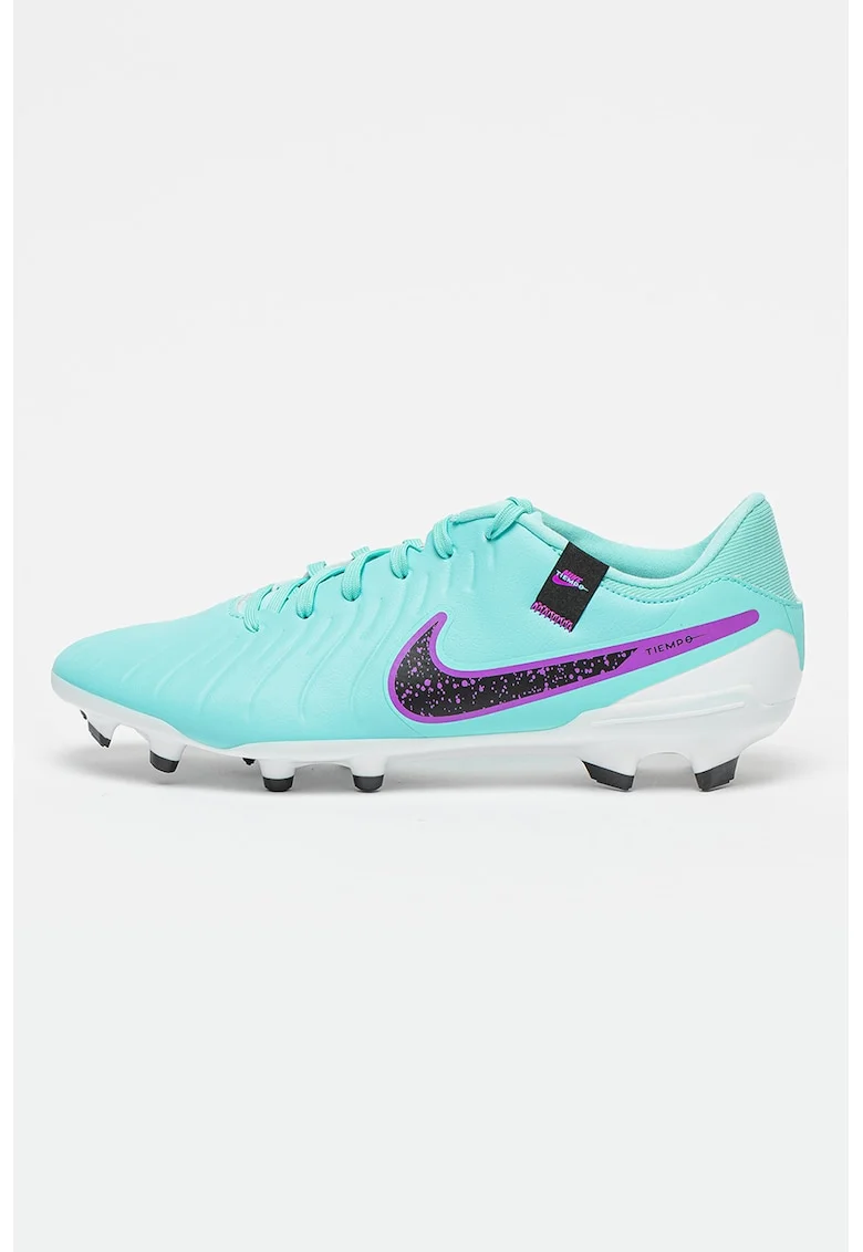 Pantofi Legend 10 Academy din piele ecologica pentru fotbal, Turcoaz