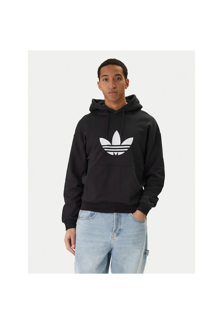 Bluza sport barbati,  lejer, negru, bumbacwqfqd, Negru