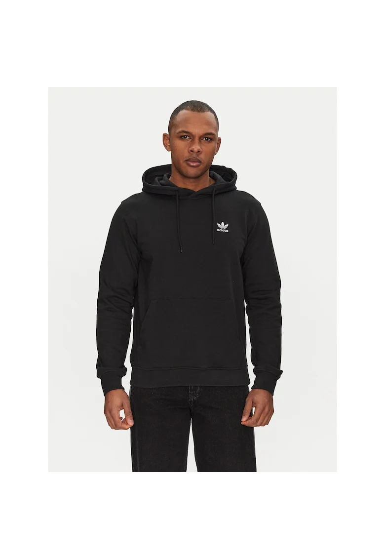 Hanorac sport barbati,  JD2404, negru, material originalwqfwqd, Negru