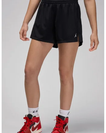 Pantaloni scurti cu talie elastica si tehnologie Dri-Fit, pentru baschet, Negru