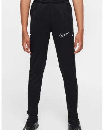 Pantaloni cu terminatii cu fermoar si tehnologi Dri-FIT, pentru fotbal, Negru