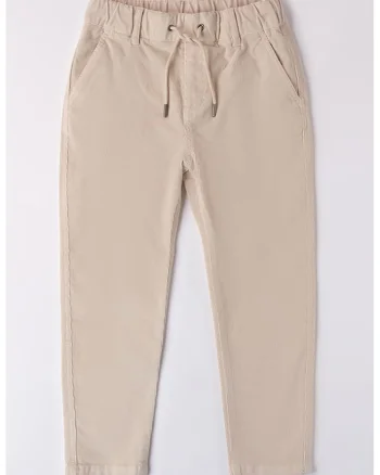 Pantaloni conici cu snur, Maro nisip