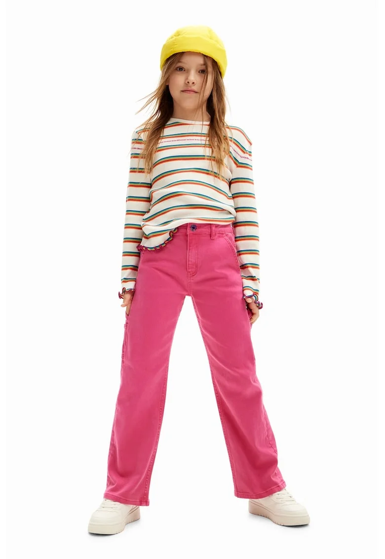 Blugi cargo, Fucsia