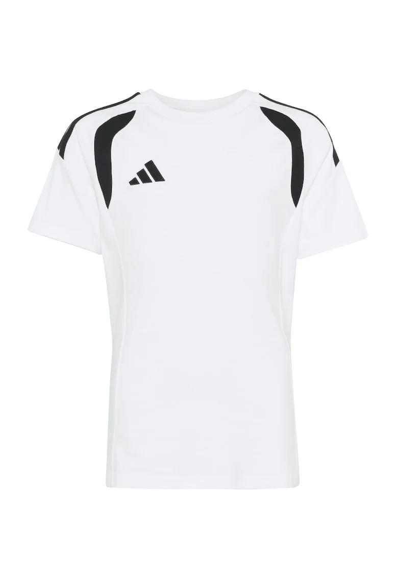 Tricou din bumbac cu logo pentru fotbal Tiro26, Negru/Alb murdar