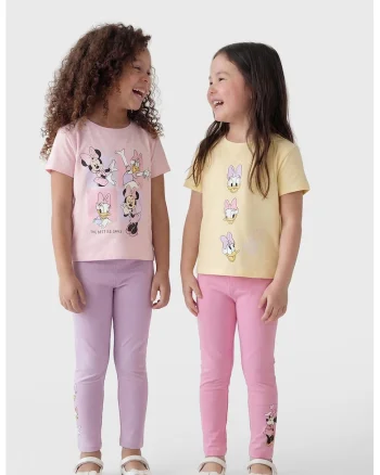 Set de colanti cu design desene animate - 2 piese, Violet/Roz