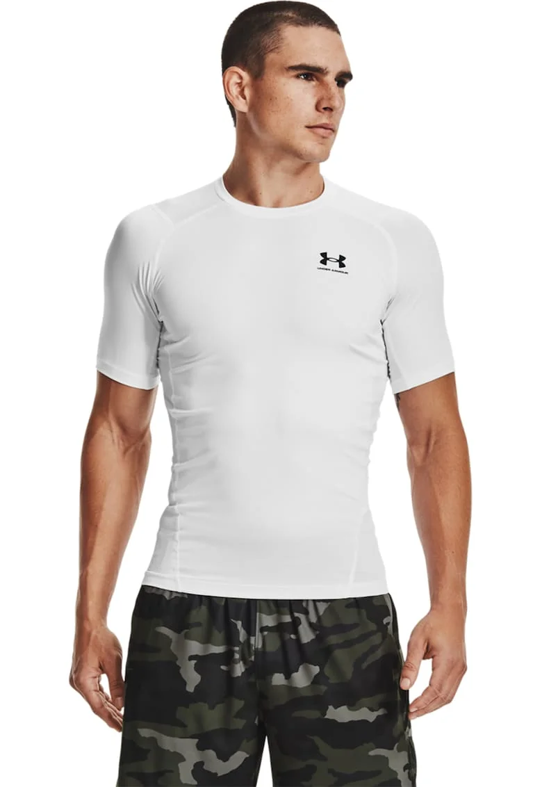 Tricou de compersie pentru fitness HeatGear®, Alb fildes