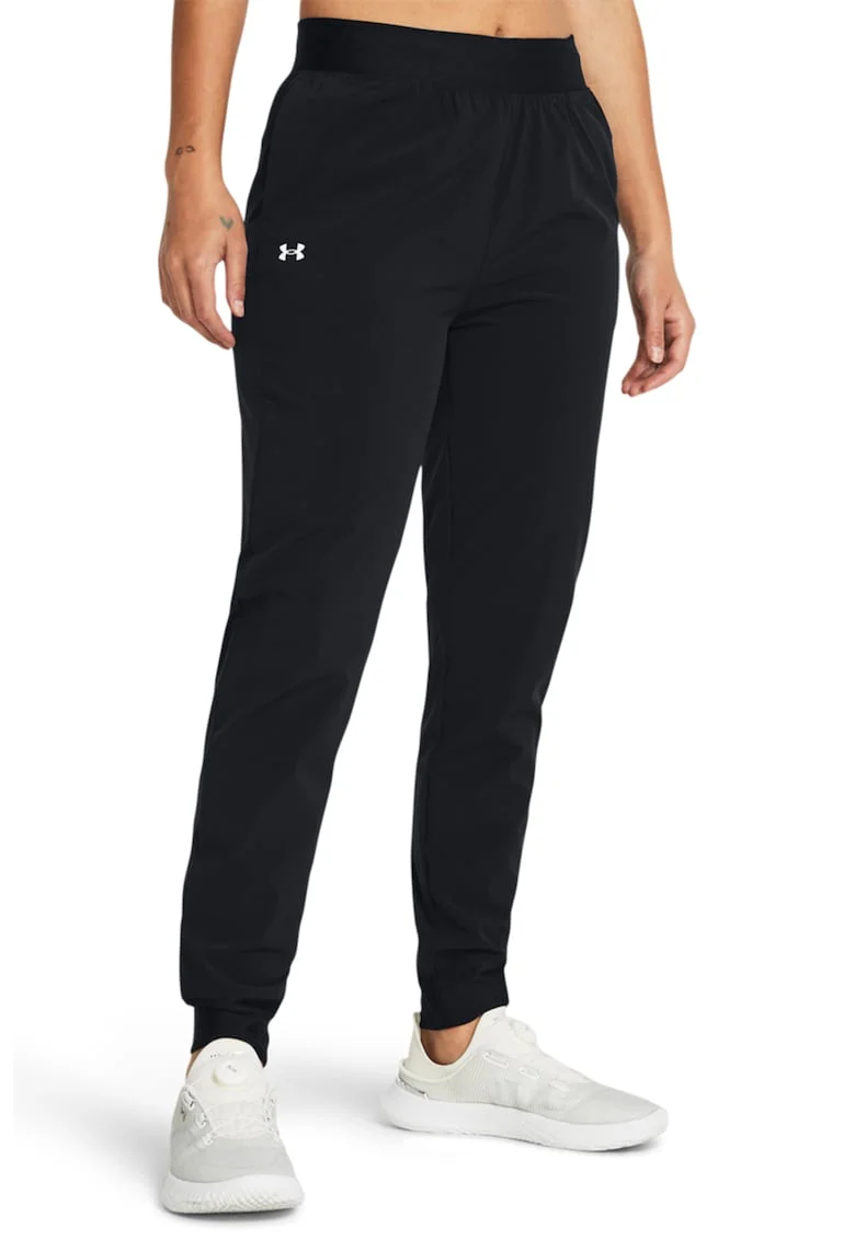 Pantaloni de trening cu talie inalta Rival, Negru