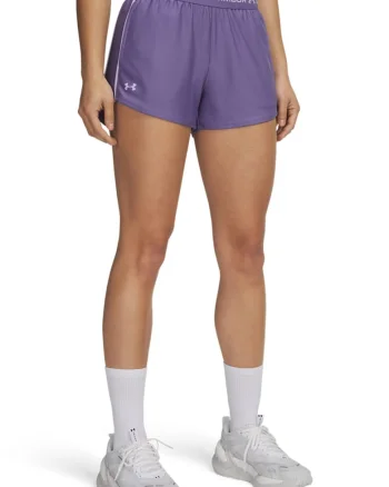 Pantaloni scurti pentru fitness Tech™ Play Up, Ametist