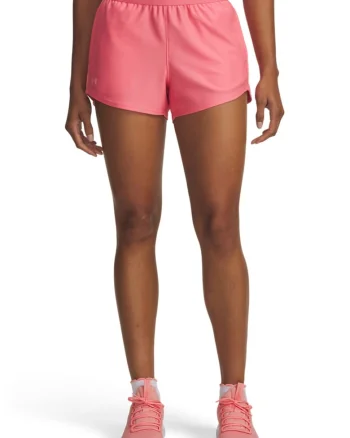 Pantaloni scurti pentru fitness Tech™ Play Up, Roz piersica