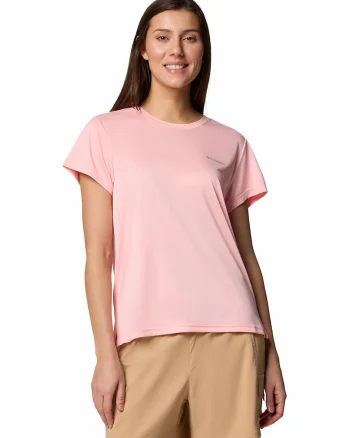 Tricou pentru trekking BlueVista Hill™, Roz pal