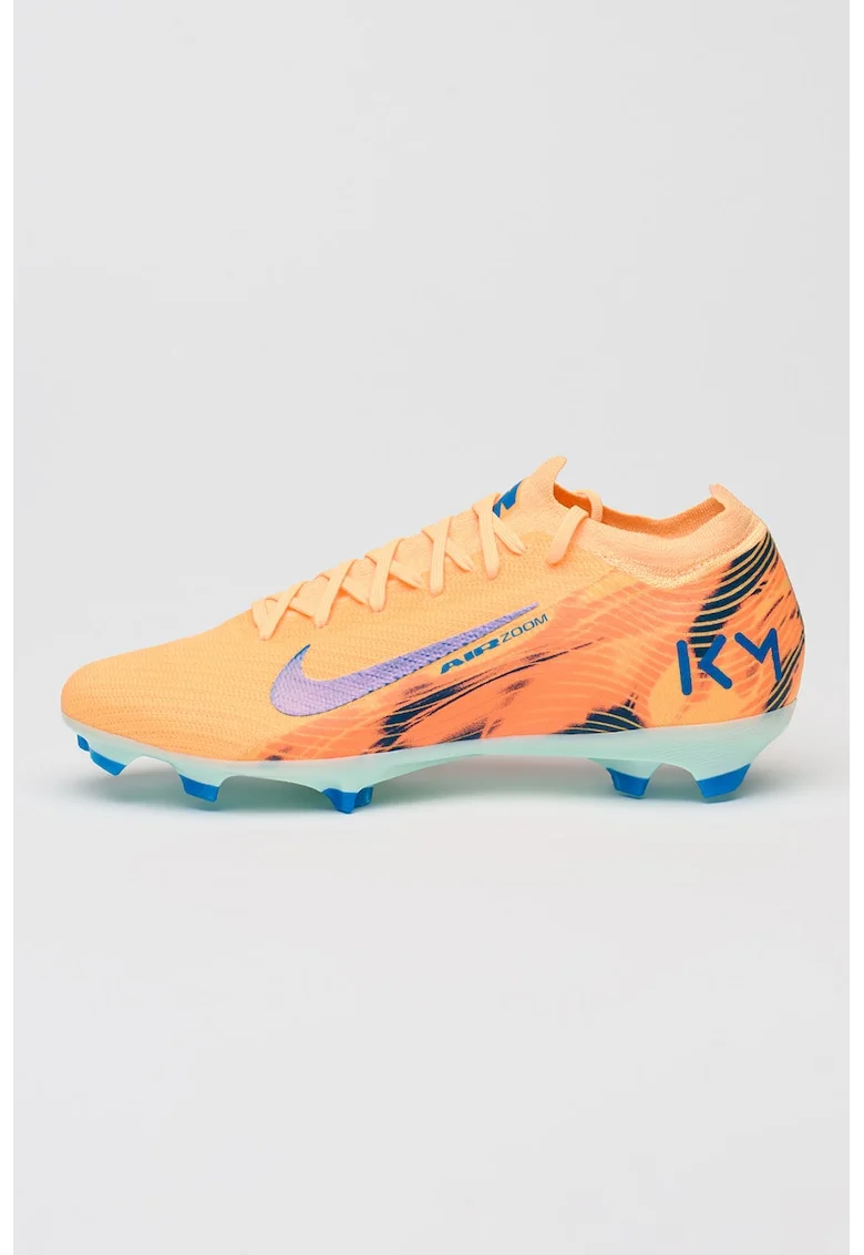 Pantofi Vapor 16 Pro pentru fotbal, Portocaliu pal/Albastru