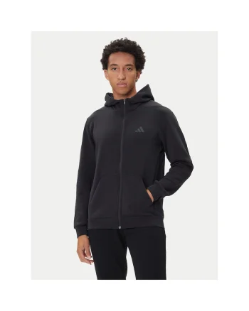 Hanorac sport barbati,  fermoar, negru, poliester reciclatdwqfw, Negru