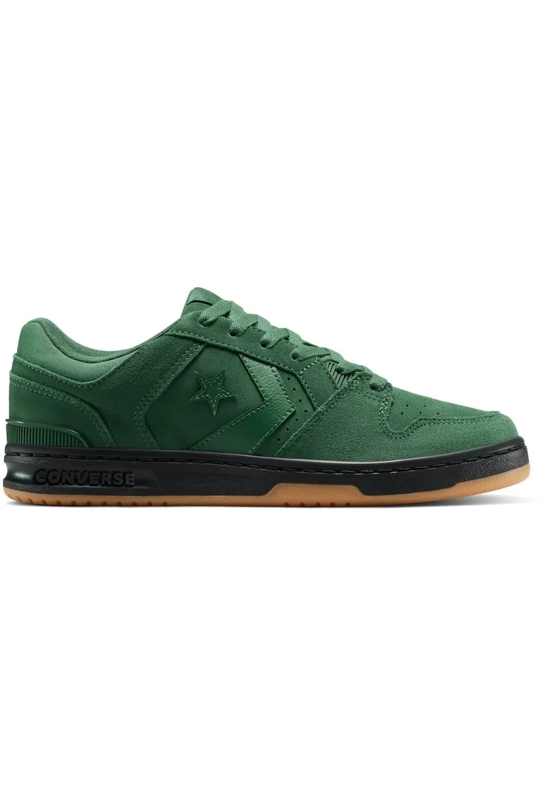 Pantofi sport low-cut de piele intoarsa CL98, Verde