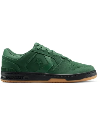 Pantofi sport low-cut de piele intoarsa CL98, Verde