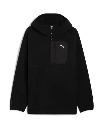 Hanorac barbati  tech Half Zip Hoodie, Negru