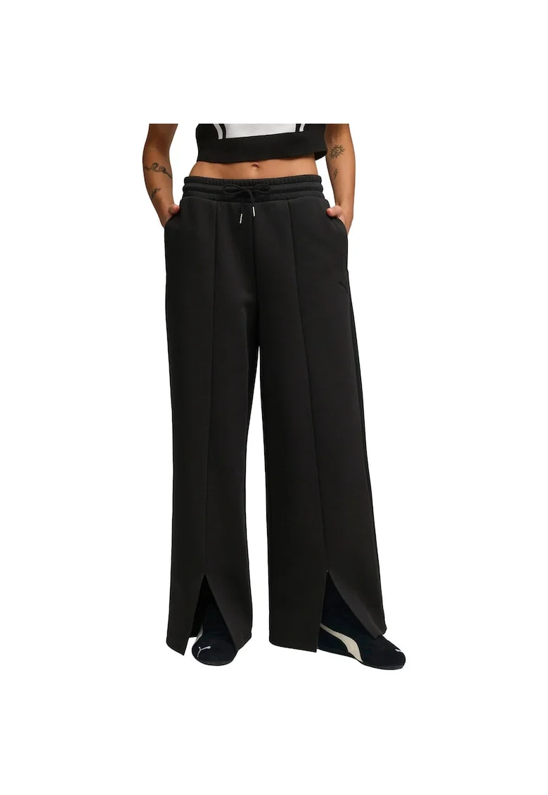 Pantaloni femei  Wardrobe Ess Relaxed Pants Dk, Negru