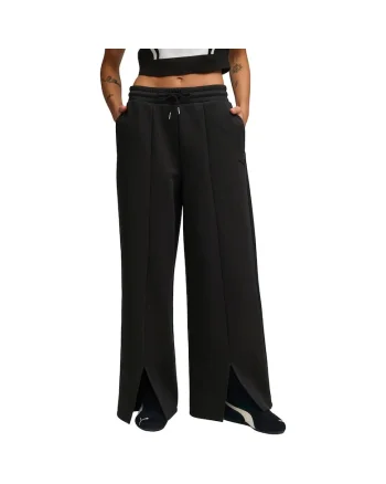 Pantaloni femei  Wardrobe Ess Relaxed Pants Dk, Negru