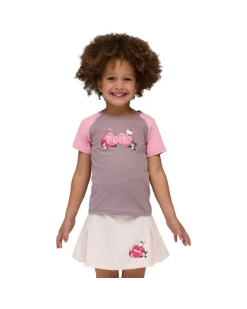 Tricou copii  X Hello Kitty Friends Slim Tee Pl, Gri