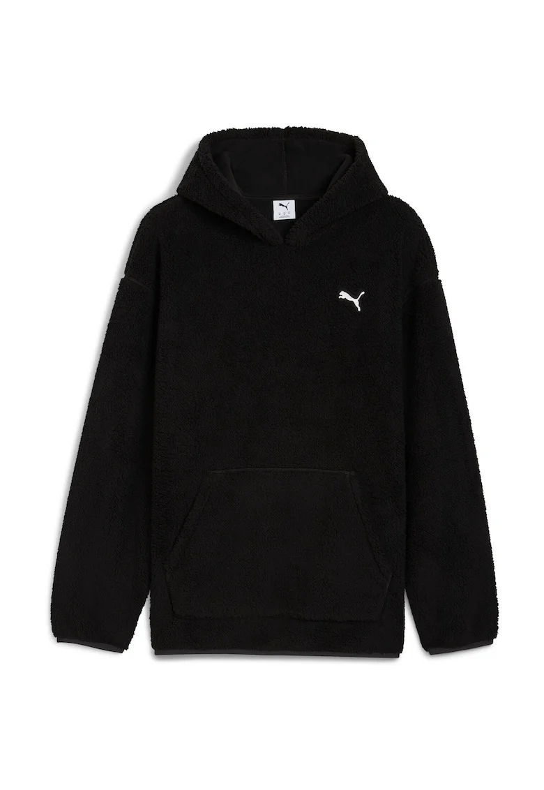 Hanorac barbati  Ess Elevated Relaxed Winterized Hoodie S, Negru