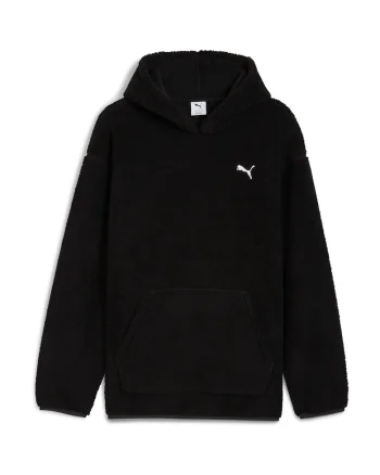 Hanorac barbati  Ess Elevated Relaxed Winterized Hoodie S, Negru