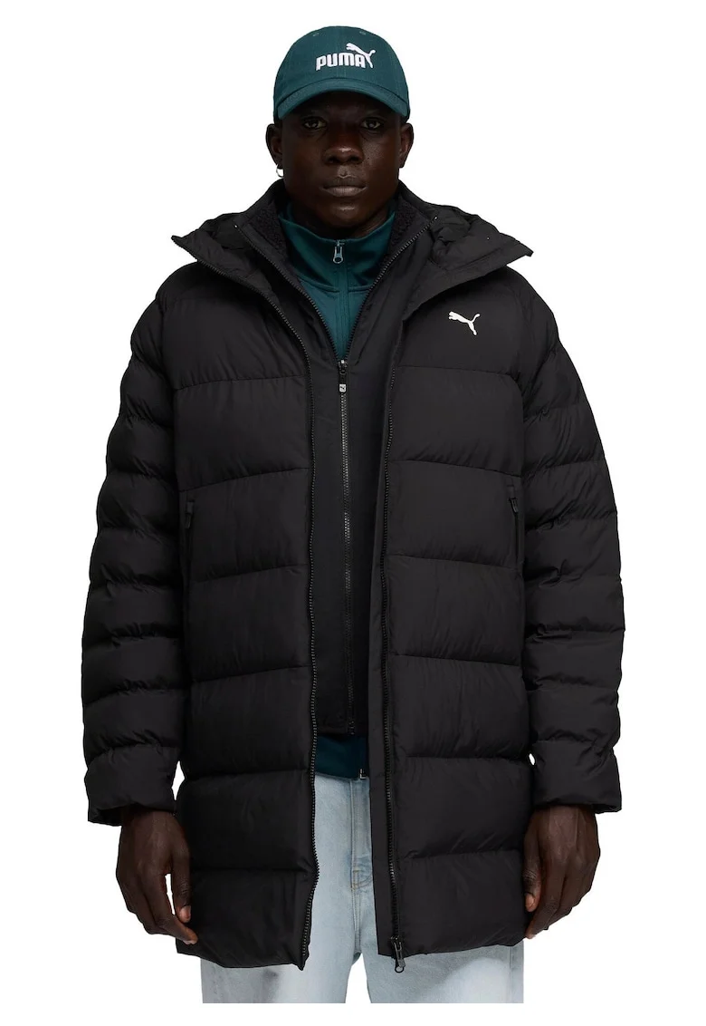 Geaca barbati  Mono Hooded Parka, Negru