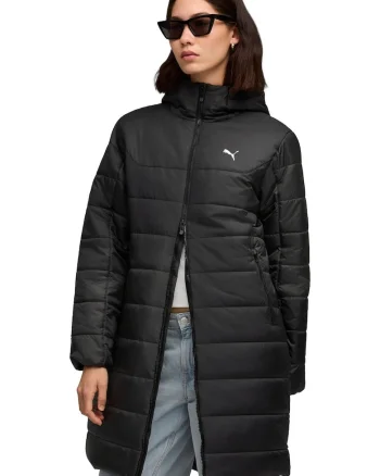 Geaca femei  Ess Hooded Padded Parka, Negru, Negru