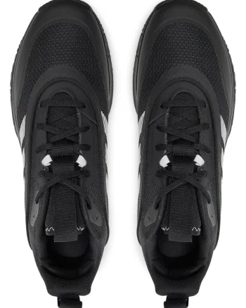 Pantofi de baschet barbat,  plastic, negru,