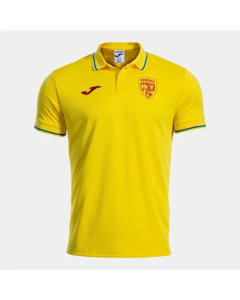 Tricou polo oficial suporter FRF Nationala Romaniei, Galben