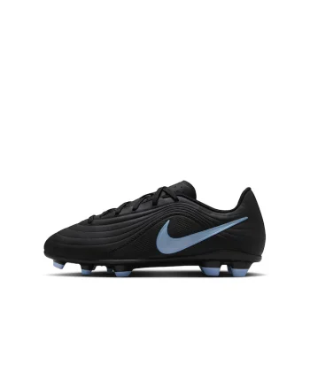 Ghete fotbal  Jr. Tiempo Maestro Club FG/MG, piele sintetica, negru, 37.5