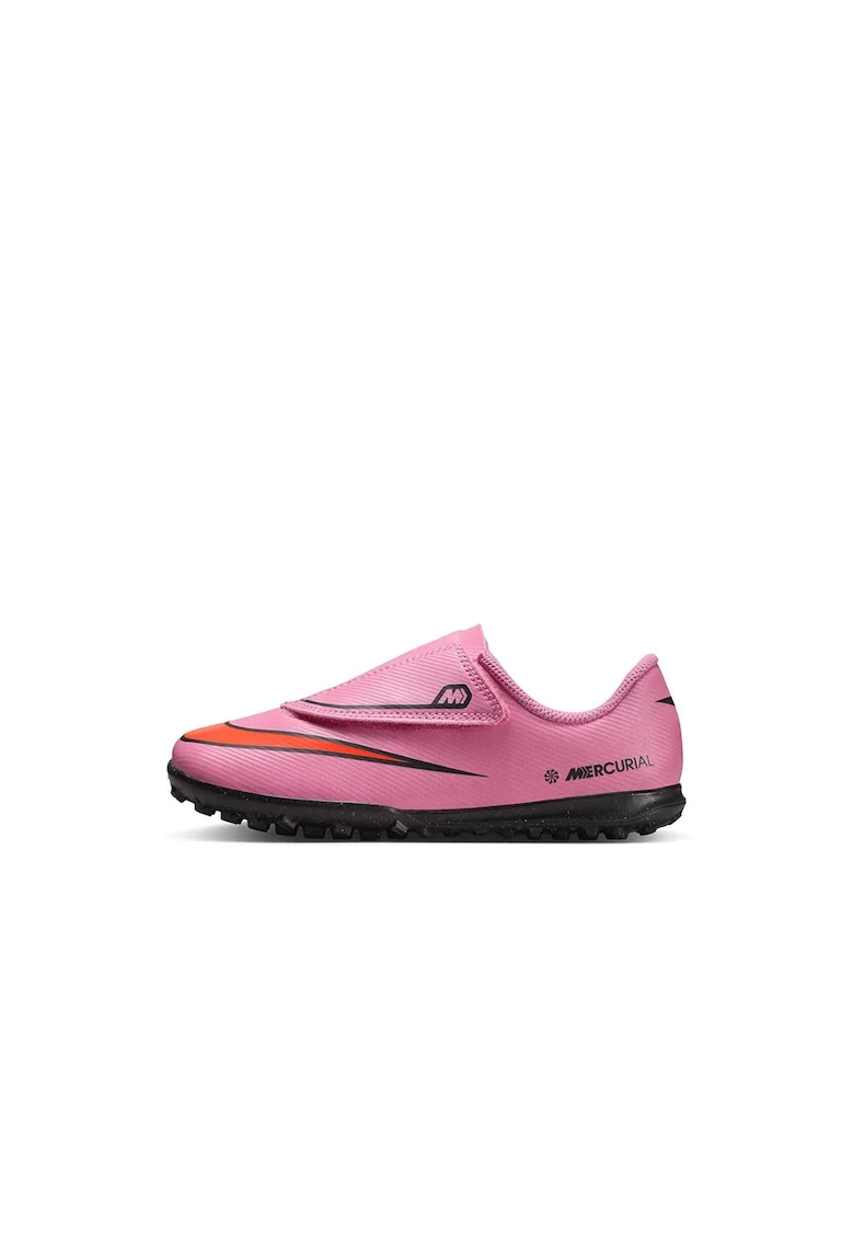 Pantofi pentru fotbal JR Vapor 16 Club, Rosu vermillion/Roz