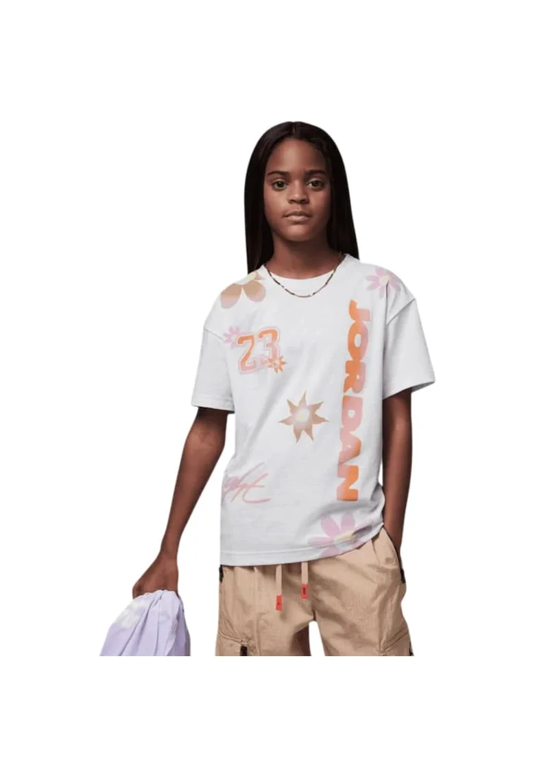 Tricou  Deloris Flowers 59111, Alb